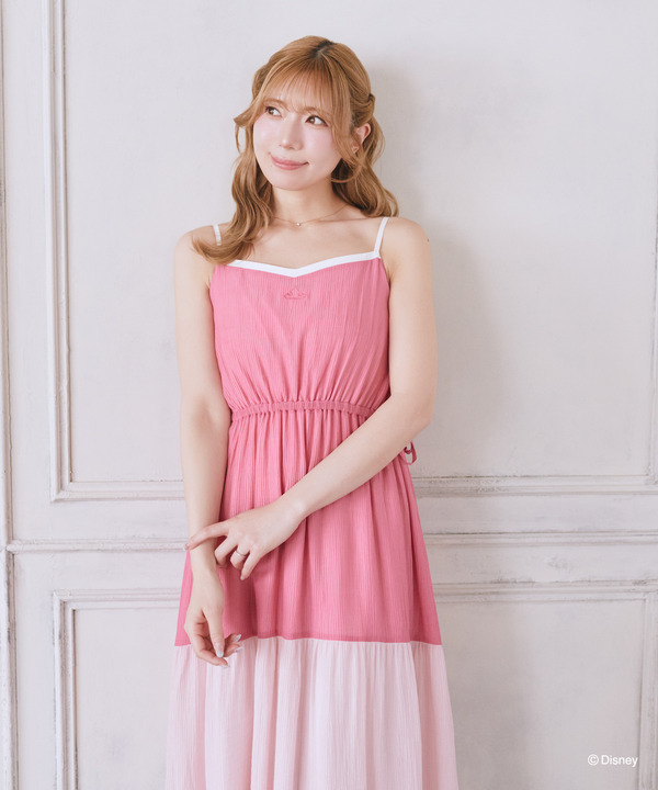 Areeam Disney Collection「Disney Princess」ティアードワンピース　着用イメージ