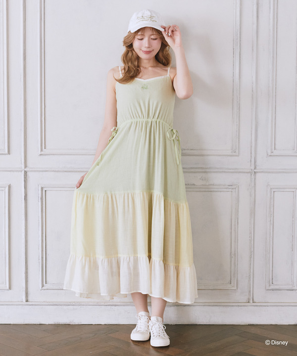 Areeam Disney Collection「Disney Princess」ティアードワンピース　着用イメージ