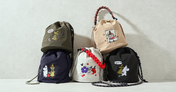 T2Oの新作『ムーミン』のバッグ「リッチな刺繍のトートバッグ RMPK-05」