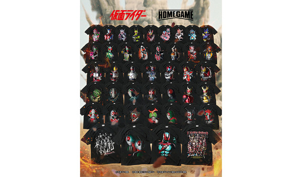 『仮面ライダーシリーズ×HOMEGAME TEEコレクション』