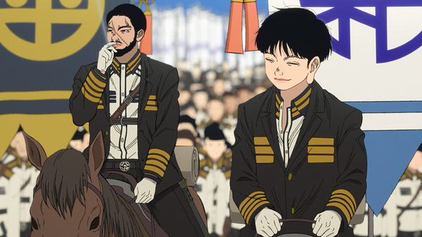 春アニメ『日本三國』第6話「開戦前夜」場面写真（C）松木いっか／小学館／日本三國製作委員会