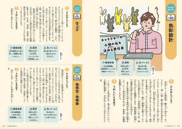 書籍「芸能・アニメ・ゲーム・音楽・マンガ　エンタメおしごと図鑑」（エンタメおしごと研究会 　編集）