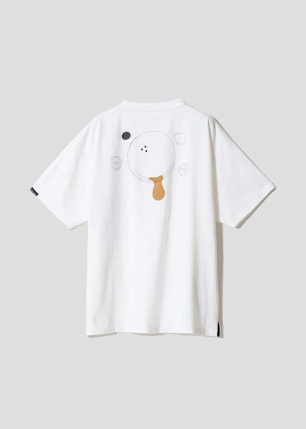 TVアニメ『攻殻機動隊 STAND ALONE COMPLEX』×グラニフ　「さよならバトーさん｜ビッグシルエットTシャツ」背面