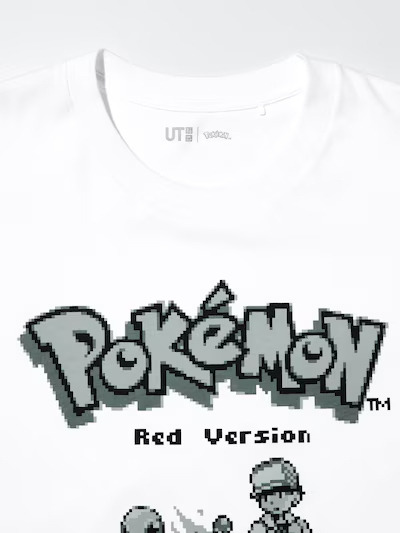 ユニクロ『ポケットモンスター』シリーズUTコレクション第2弾「ポケモン UT」カラー：00 WHITE　部分アップ