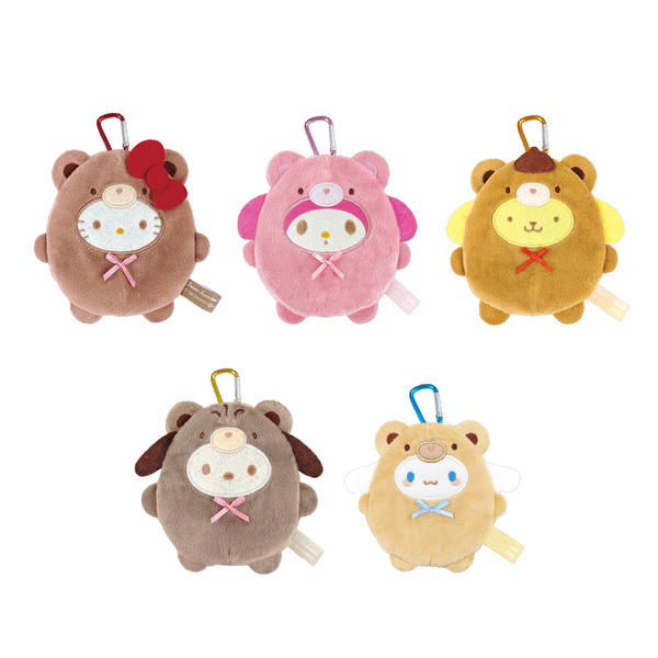もこもこラテクママスコットポーチ　全５種
