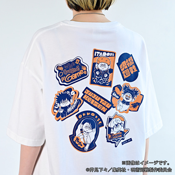 TVアニメ『呪術廻戦』× nhutoons　「ビッグTシャツA（ステッカーグラフィック）」