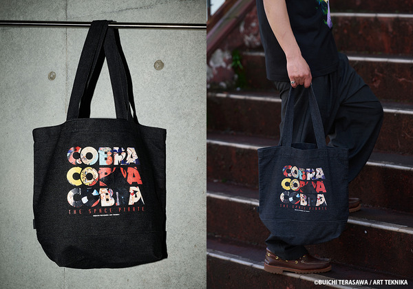 「COBRA」デニムトートバッグ