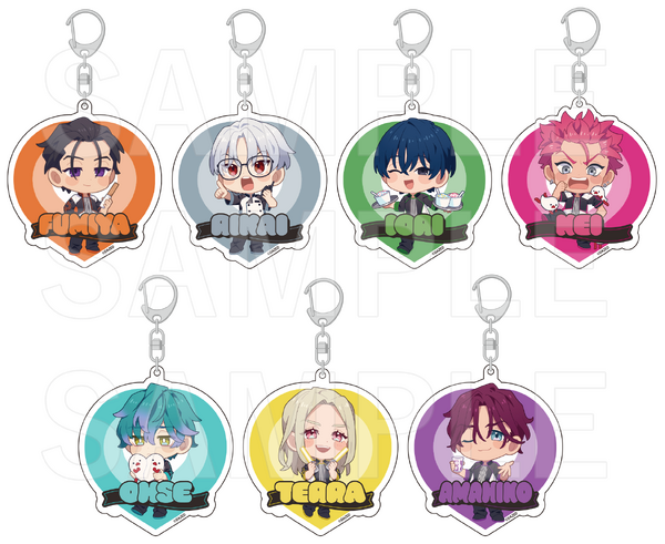 トレーディングアクリルキーホルダー（全7種） 950円(税込) ※ランダムに封入して販売となります。