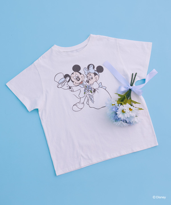 Areeam Disney Collection「Mickey＆Minnie」ミッキー＆ミニー/Happily Ever After Tシャツ　