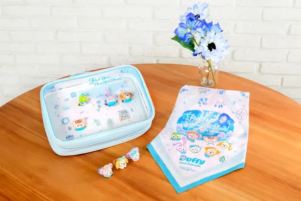 ディズニー「ダッフィー＆フレンズのファインド・ユア・ビューティフル・ブルー！」第2弾グッズ　マルチケースほか