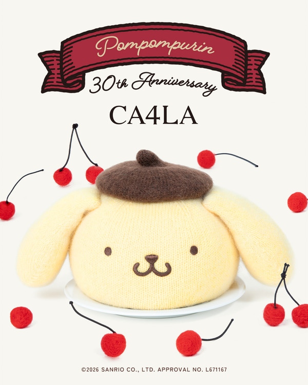 POMPOMPURIN 30th ANNIVERSARY × CA4LA