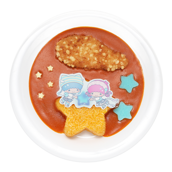 リトルツインスターズのカリカリ☆ささみフライのバターチキンカレー