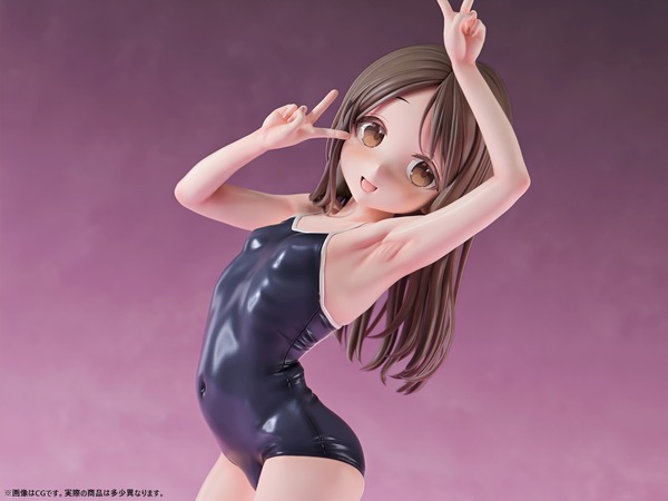 「スク水部 小花りな 1/5スケール塗装済み完成品フィギュア」