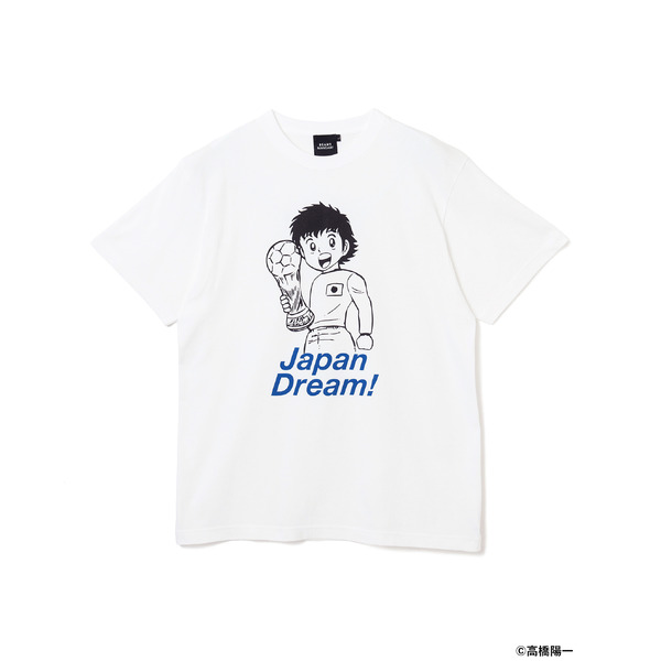 キャプテン翼 × BEAMS MANGART　「翼JAPAN DREAM  Tシャツ（ホワイト）」