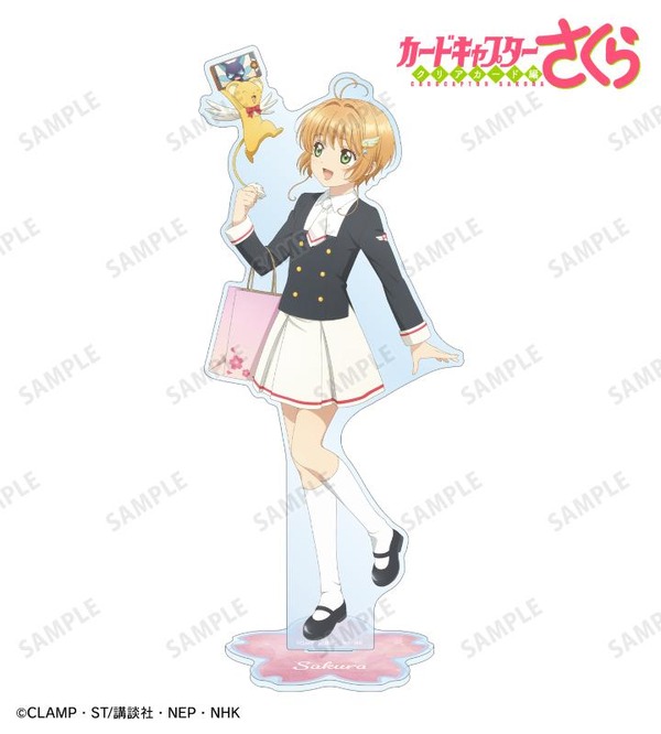 TVアニメ『カードキャプターさくら クリアカード編 』「描き下ろし 木之本 桜＆ケロちゃん みんなで旅行ver. 特大アクリルスタンド」