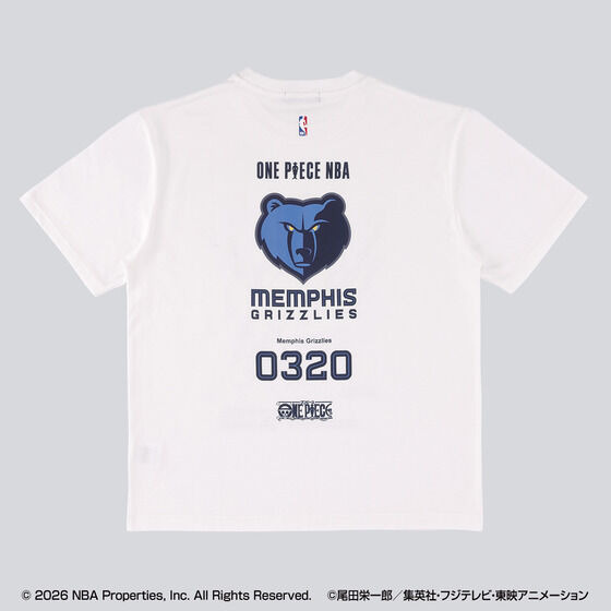 「ONE PIECE × NBA T-Shirts (全7柄 各2色)」