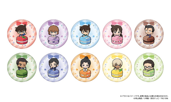 『名探偵コナン』マカロンコレクション　丸型缶バッジ