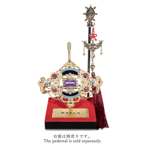 「『劇場版モノノ怪 第三章 蛇神』アイコニック ヘアオブジェ マジェステ簪 ＋ マルチチャーム」薬売り[KU]