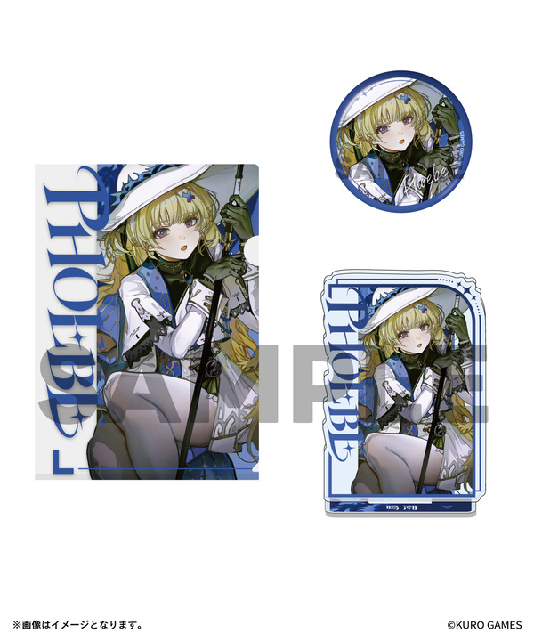 【鳴潮×ZOZOTOWN】グッズセット（A4クリアファイル、缶バッジ、アクリルスタンド）（3種展開）：3,850円（税込）