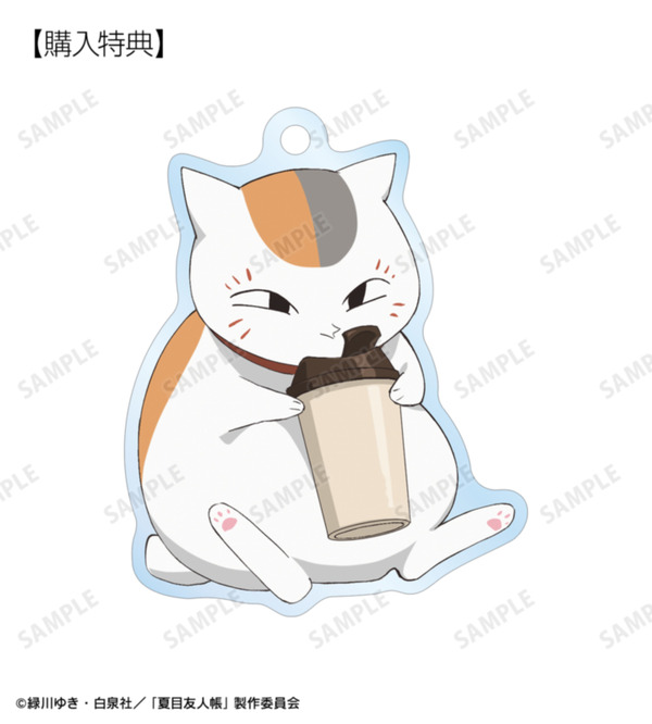 描き下ろし ニャンコ先生 冬の装いver. アクリルキーホルダー AMNIBUS限定特典