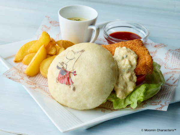 サーモンバーガー（扇子付き）　2,500円
