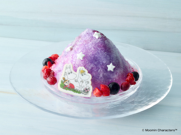 ムーミン谷の星空フラッペ（扇子付き）　1,600円