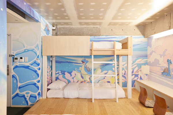 みやぎ応援ポケモン「ラプラス」と宮城県仙台市「OF HOTEL」がコラボ企画を実施　コラボルーム（イメージ）