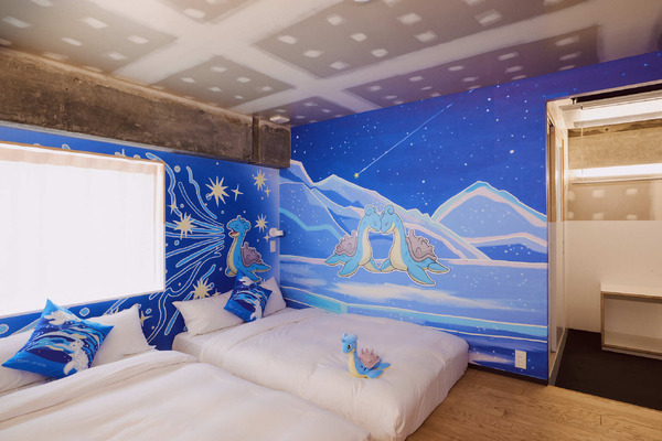 みやぎ応援ポケモン「ラプラス」と宮城県仙台市「OF HOTEL」がコラボ企画を実施　コラボルーム（イメージ）