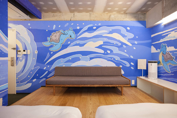 みやぎ応援ポケモン「ラプラス」と宮城県仙台市「OF HOTEL」がコラボ企画を実施　コラボルーム（イメージ）
