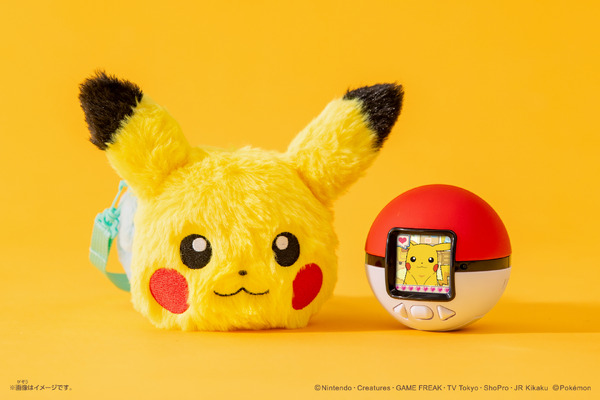 「ポケなで モンスターボール ピカチュウふれんずセット」 「ポケなで ピカチュウふれんずポーチ」
