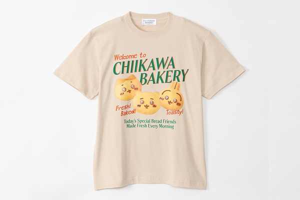 Tシャツ（実写パンなみんな ベージュ）TM/L/XL　税込3,630円