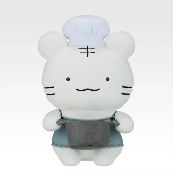 A賞 お料理スタイルなホワイトタイガーくんぬいぐるみ