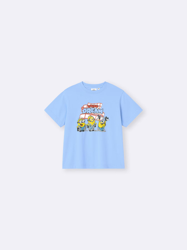 GU「KIDSグラフィックT MINIONS」カラー：62 BLUE