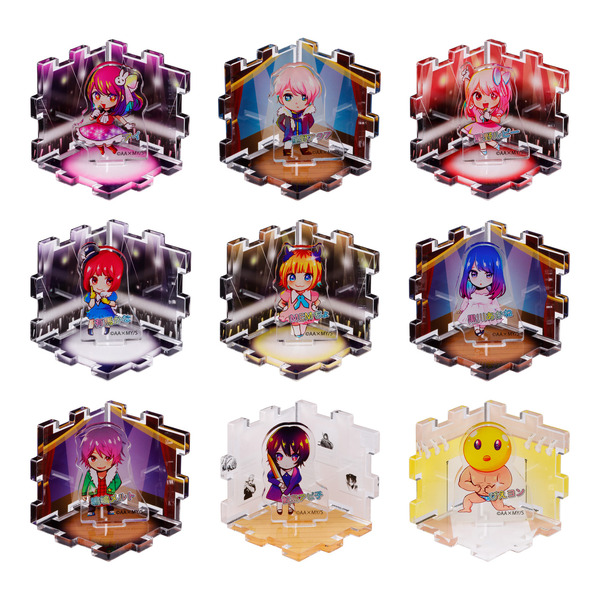miniステージ風アクリルフィギュアコレクション (全9種／ランダム1種入り)価格1,320円(税込)