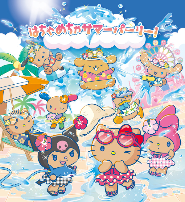 日替わりで日焼けをした姿のキャラクターに会える、期間限定のスペシャルグリーティングも！