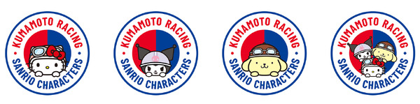 SANRIO CHARACTERS × Honda Kumamoto Racing ロゴ