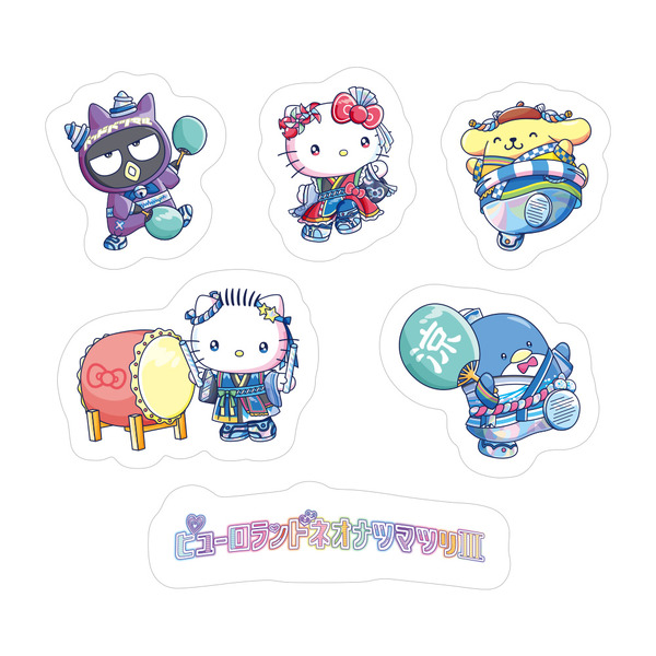 ネオナツマツリⅢ フレーク入りシール(ポーズ)
