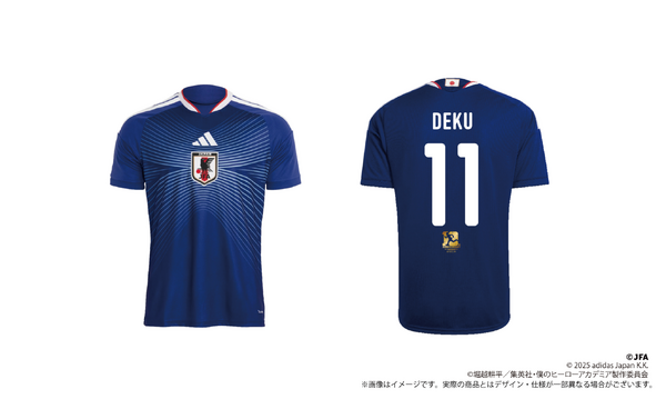 『僕のヒーローアカデミア』SAMURAI BLUE、「adidas サッカー日本代表 2026 ホーム レプリカ ユニフォーム」