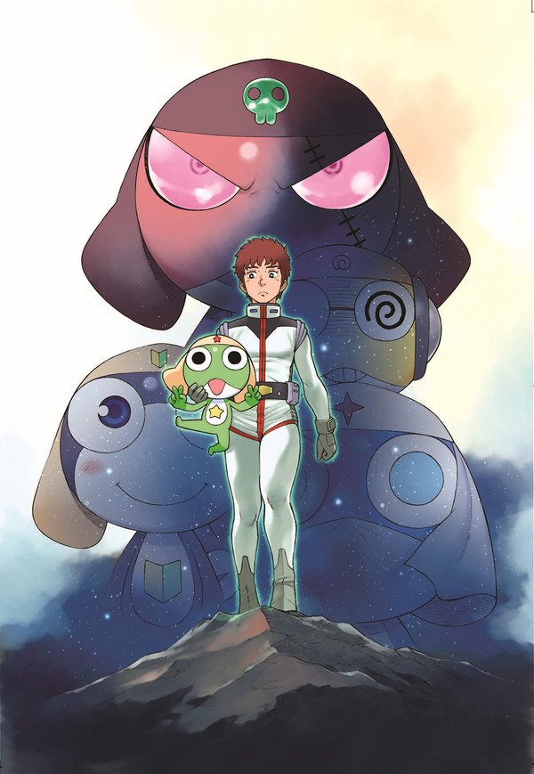 『新劇場版☆ケロロ軍曹 復活して速攻地球滅亡の危機であります！』×『機動戦士ガンダム』吉崎観音イラスト1