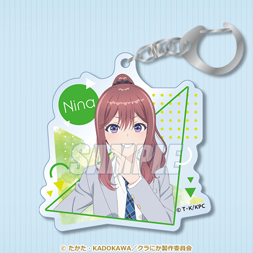 TVアニメ『クラスで2番目に可愛い女の子と友だちになった』オンラインくじ　C賞：アクリルキーホルダー 新田 新奈