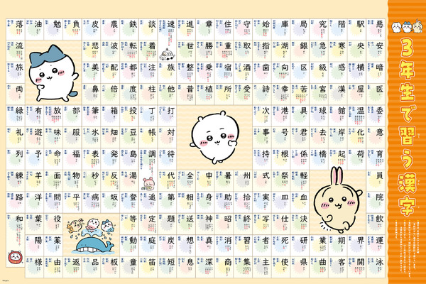 ちいかわ夏休みドリル　小学１年生／小学２年生／小学３年生