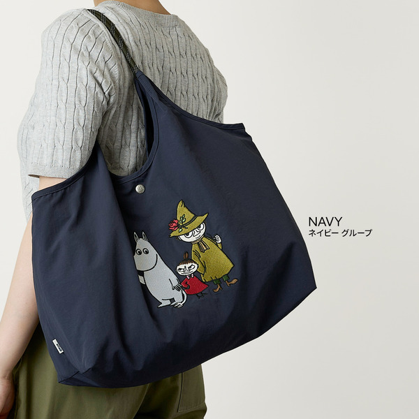 保冷・保温機能付き リッチな刺繍のトートバッグ