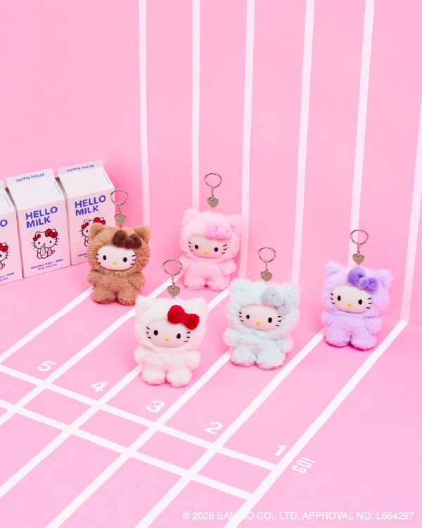 【sanrio house シークレットコレクション】フラッフィー ハローキティ チャーム