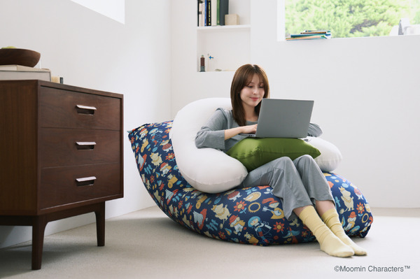 【 数量限定｜MOOMIN Yogibo Max vintage ＆ Support ニョロニョロセット 】