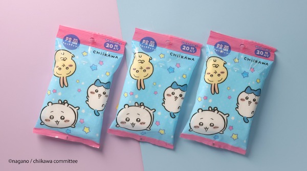 「アニメちいかわ　除菌ウェットティシュ20枚入り　3個セット」