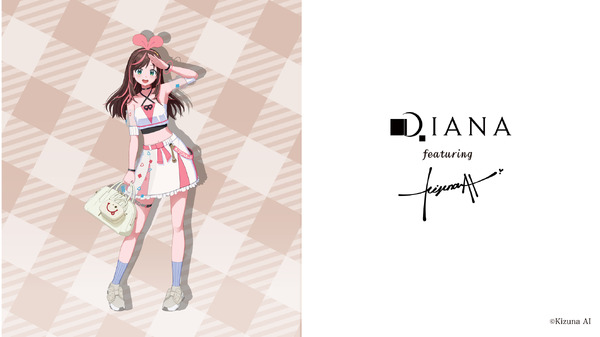 「KizunaAI×DIANA店頭プロモーション第2弾」