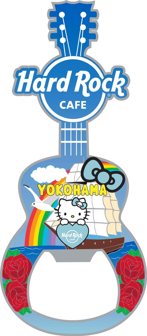 ハードロックカフェ 「Hello Kitty Collection」横浜店 Hello Kitty City Icon Bottle Opener Magnet