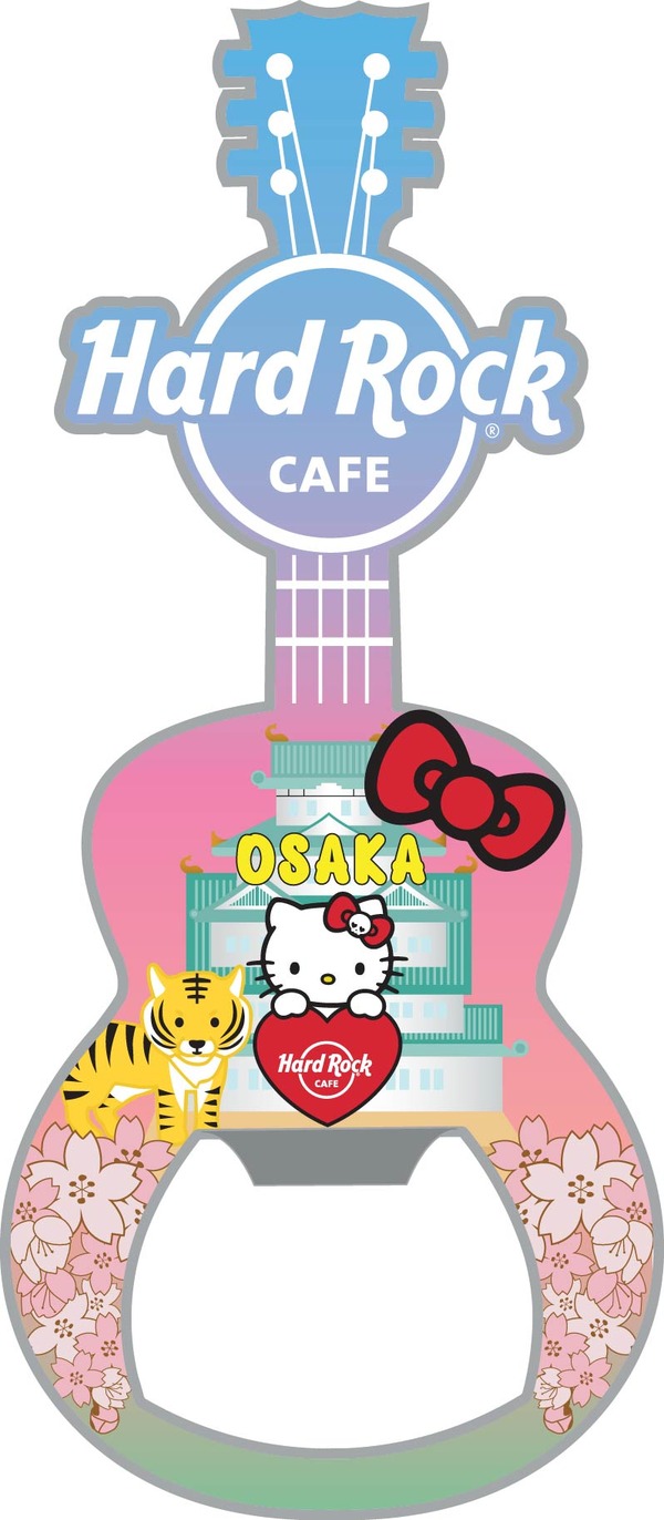 ハードロックカフェ 「Hello Kitty Collection」大阪2店舗 Hello Kitty City Icon Bottle Opener Magnet