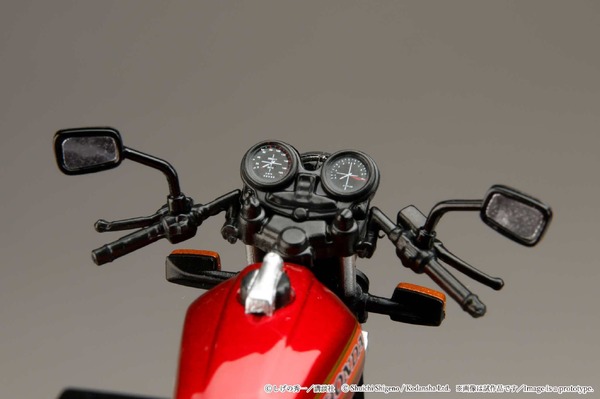 HJB240201BD バリバリ伝説 1/24 完成品バイク 巨摩郡 / Honda CB750F 後期角ミラー