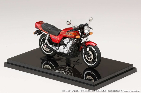 HJB240401BD バリバリ伝説 1/24 完成品バイク 巨摩郡 / Honda CB750F 前期丸ミラー